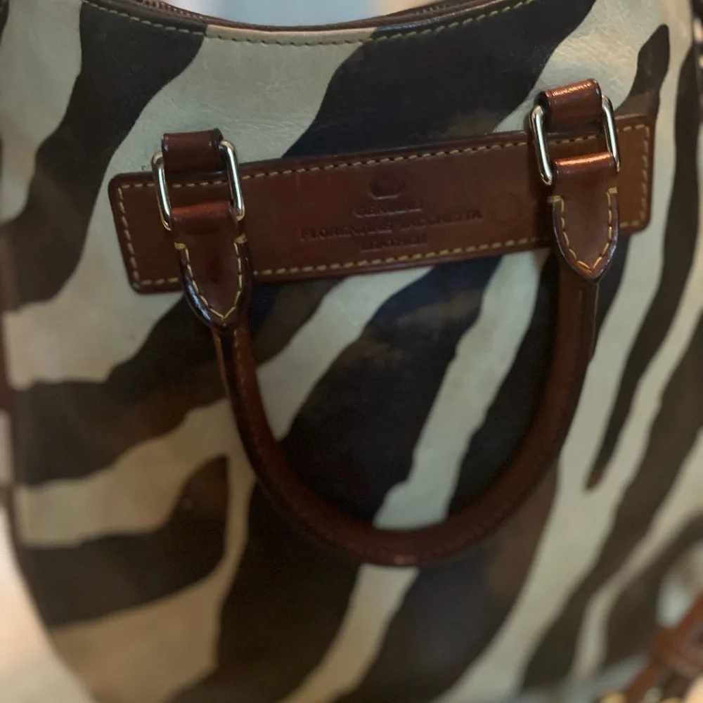 Dooney & Bourke Zebra Stripe Crossbody Bag - Picture 3 of 7
